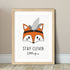 Stay Clever Little Fox Print
