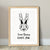 SALE PRINT: A5 Some Bunny Loves You - Black