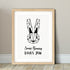 SALE PRINT: A5 Some Bunny Loves You - Black