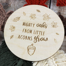 Mighty Oaks Wooden Disc - Hunter & Lola