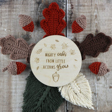 Mighty Oaks Wooden Disc - Hunter & Lola