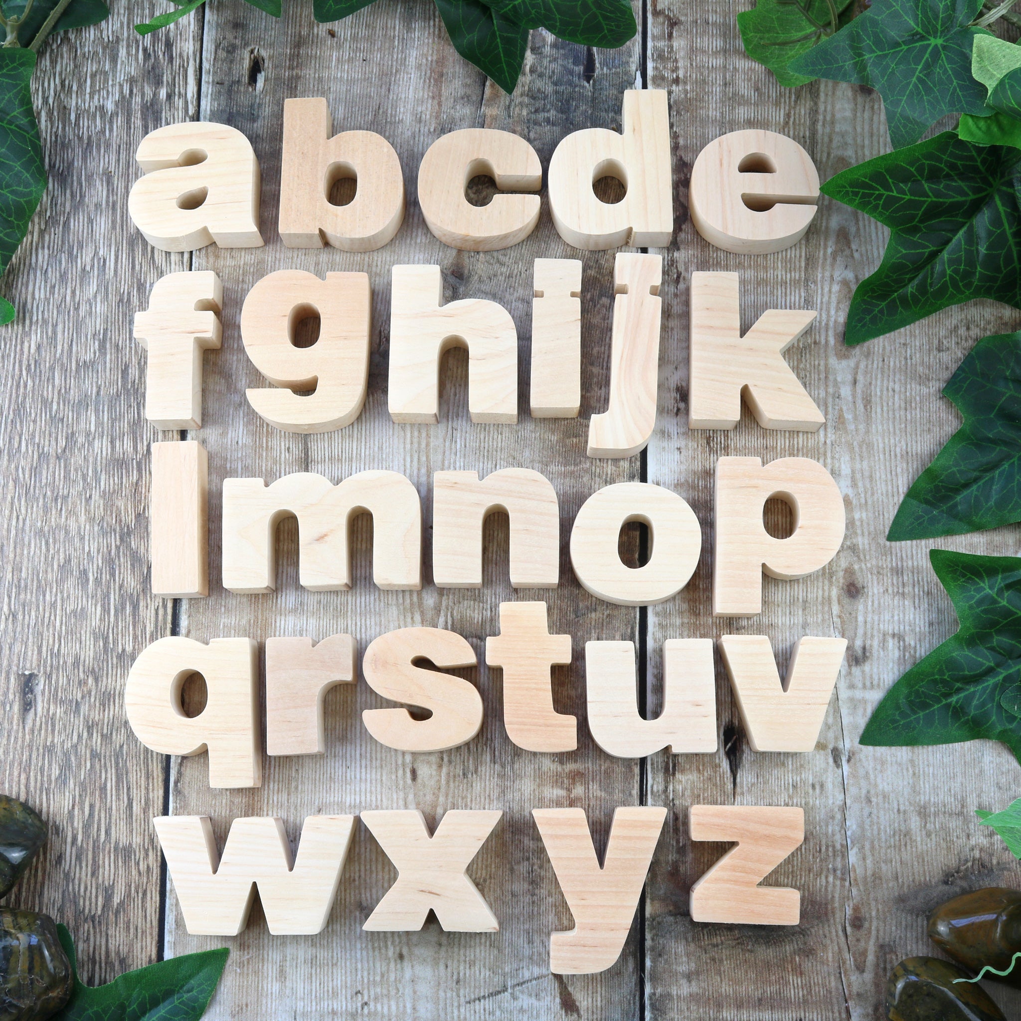 Wooden Alphabet Set - LOWERCASE– Hunter & Lola