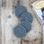 Felt Ball Coaster Set - Grey
