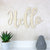 Wooden Word Sign - Hello