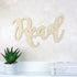Wooden Word Sign - Read