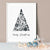 Merry Christmas Scandi Christmas Tree Print