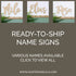 SALE Wooden Name Signs