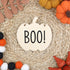 BOO! Pumpkin Plaque